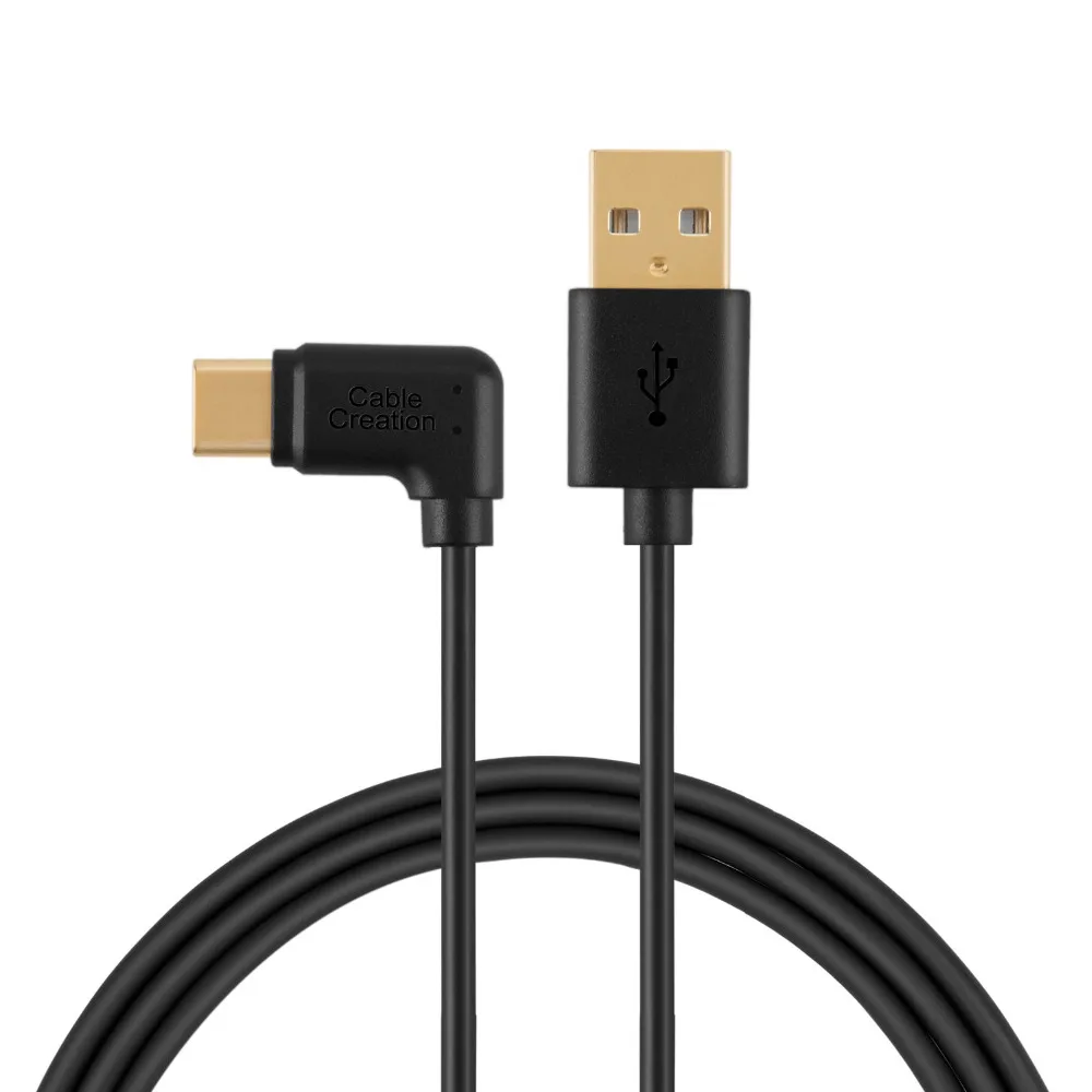 Type C to USB A Cable, CableCreation 90 Degree USB C to USB 2.0 Cord Compatible Google Pixel XL 2, LG G6 V20, Galaxy S9/S9+,1.8M
Type C to USB A Cable, CableCreation 90 Degree USB C to USB 2.0 Cord Compatible Google Pixel XL 2, LG G6 V20, Galaxy S9/S9+,1.8M