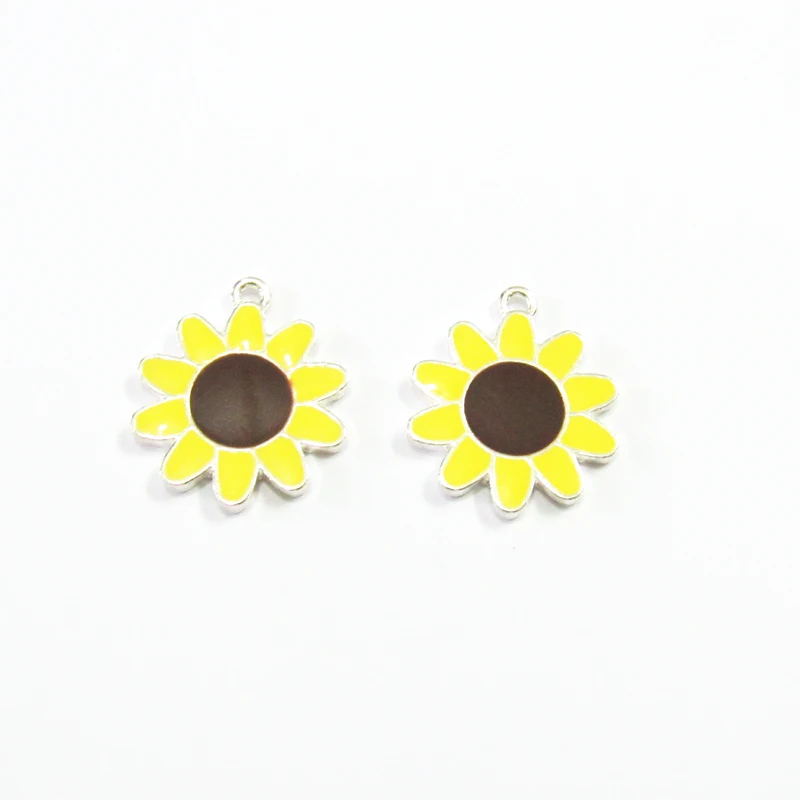 Newest 21mm 30pcs/lot Full Enamel Small Sunflower Charms For Fashion Chunky Jewelry
Newest 21mm 30pcs/lot Full Enamel Small Sunflower Charms For Fashion Chunky Jewelry