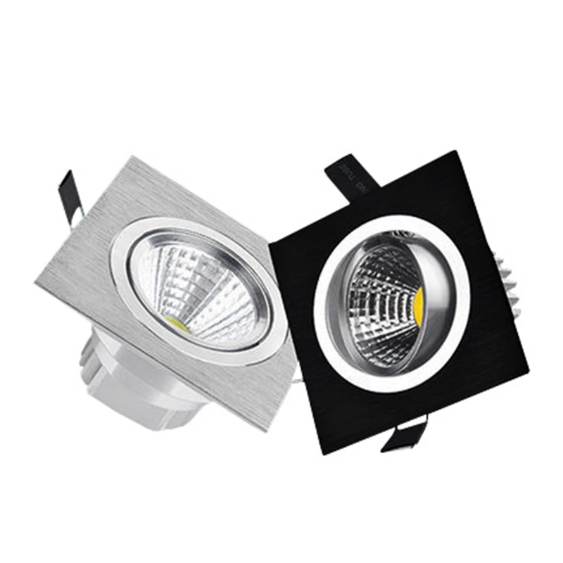 50X Square Bright Recessed LED Dimmable Square Downlight COB AC85-265V 5W/9W/12W/15W LED Spot light decoration Ceiling Lamp
50X Square Bright Recessed LED Dimmable Square Downlight COB AC85-265V 5W/9W/12W/15W LED Spot light decoration Ceiling Lamp