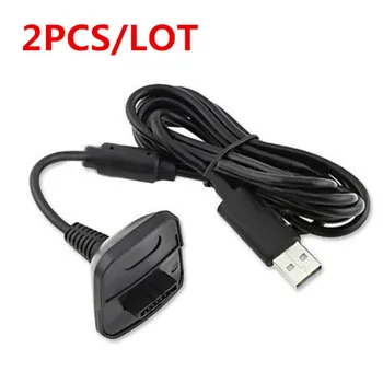 1.5m USB Play Charger Charging Cable Cord Line for XBOX 360 Wireless Game Controller Rechargeable Battery Charger Lead 2pcs/lot
1.5m USB Play Charger Charging Cable Cord Line for XBOX 360 Wireless Game Controller Rechargeable Battery Charger Lead 2pcs/lot