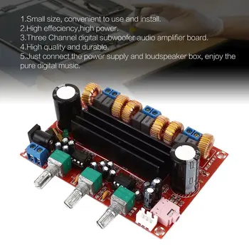 XH-M139 DC12V - DC24V 50W+50W+100W 2.1 three Channel digital Subwoofer TPA3116D2 Amp Power Amplifier Board D3-005
XH-M139 DC12V - DC24V 50W+50W+100W 2.1 three Channel digital Subwoofer TPA3116D2 Amp Power Amplifier Board D3-005