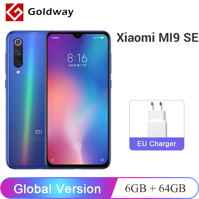 Global Version Original Xiaomi Mi 9 SE 6GB 64GB Smartphone Mi9 SE Snapdragon 712 Octa Core 48MP Triple Camera 5.97" Full Screen
Global Version Original Xiaomi Mi 9 SE 6GB 64GB Smartphone Mi9 SE Snapdragon 712 Octa Core 48MP Triple Camera 5.97" Full Screen