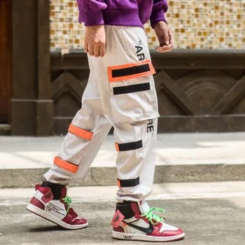 2019 Hip Hop Men's Side Pockets Cargo Harem Pants Brand Casual Male Tatical Joggers Trousers Fashion Casual Streetwear Pants
2019 Hip Hop Men's Side Pockets Cargo Harem Pants Brand Casual Male Tatical Joggers Trousers Fashion Casual Streetwear Pants