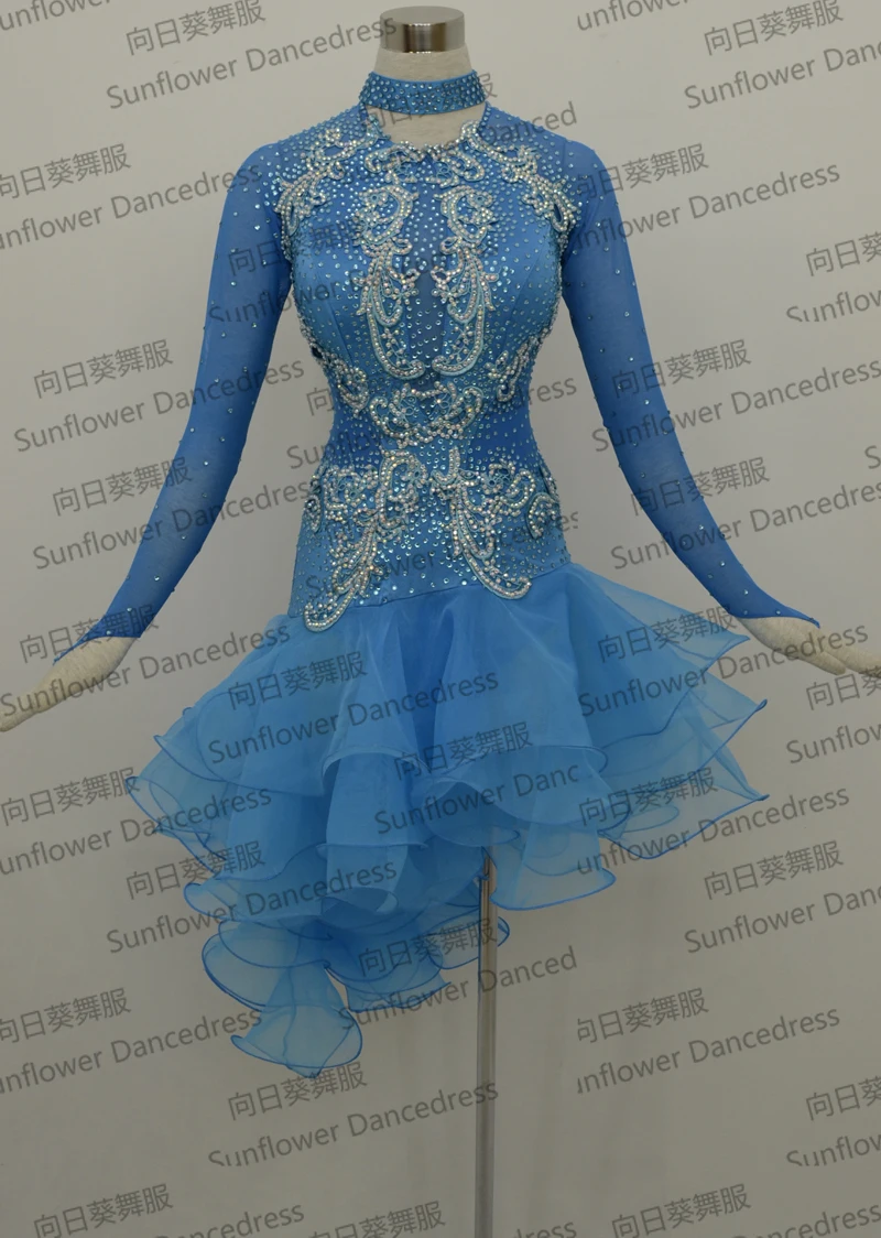 New Arrival,Rumba Jive Chacha Latin Dance Dress,ballroom dress,dance wear, latin dress ,tango salsa samba ,Blue color
New Arrival,Rumba Jive Chacha Latin Dance Dress,ballroom dress,dance wear, latin dress ,tango salsa samba ,Blue color