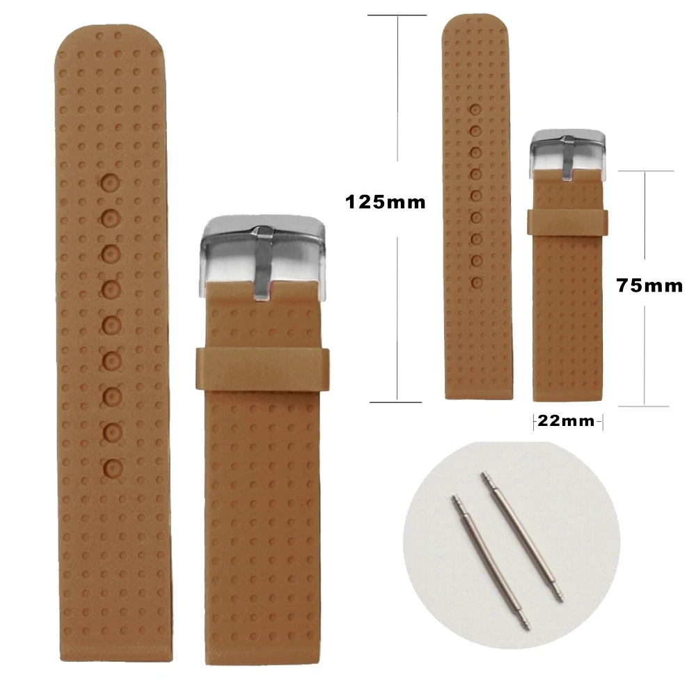 22mm Chocolate Brown Color Silicone Jelly Rubber Unisex Ladies Mens Watch Band Straps WB1074S22JB
22mm Chocolate Brown Color Silicone Jelly Rubber Unisex Ladies Mens Watch Band Straps WB1074S22JB