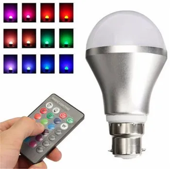 4W LED Light Bulb B22 Bayonet Adjustable RGB Color Changing Bulb Lamp With IR Remote Controller for living room, dining room
4W LED Light Bulb B22 Bayonet Adjustable RGB Color Changing Bulb Lamp With IR Remote Controller for living room, dining room