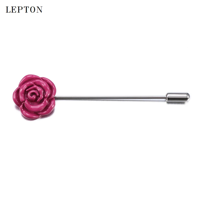 2017 Hot Sale Candy Color Rose Lapel Pin Brooch for Men Matel Rose Flower Men Suit Brooches Fashion long brooch Pin Accessories
2017 Hot Sale Candy Color Rose Lapel Pin Brooch for Men Matel Rose Flower Men Suit Brooches Fashion long brooch Pin Accessories
