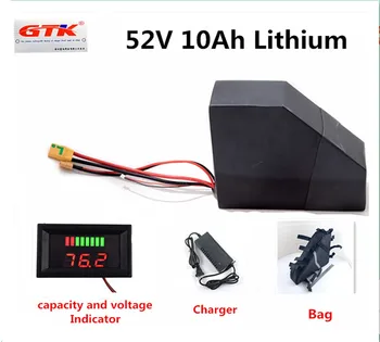 Triangle 52V 10Ah Lithium li ion battery pack with capacity indicator and BMS for e-bike e-scooter fat-bike+2A charger
Triangle 52V 10Ah Lithium li ion battery pack with capacity indicator and BMS for e-bike e-scooter fat-bike+2A charger