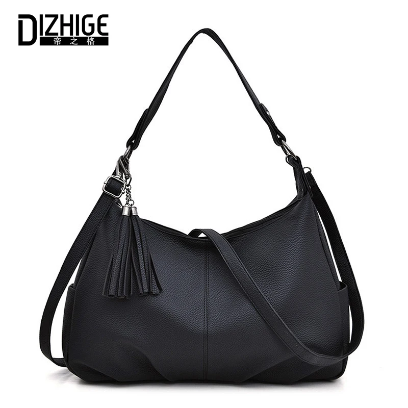 DIZHIGE Brand Luxury PU Women Handbag High Quality Crossbody Bags For Women Solid Zipper Messenger Bags Tassel Shoulder Bag Tote
DIZHIGE Brand Luxury PU Women Handbag High Quality Crossbody Bags For Women Solid Zipper Messenger Bags Tassel Shoulder Bag Tote