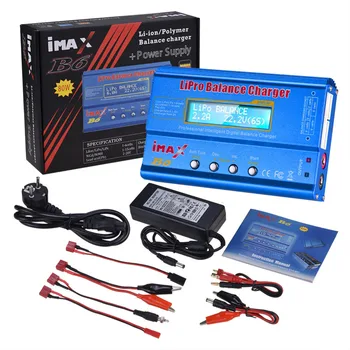 iMAX B6 80W 6A Battery Charger+ 15V 6A Adapter Lipo NiMh Li-ion Ni-Cd Digital RC B6 Lipro Balance Charger Discharger
iMAX B6 80W 6A Battery Charger+ 15V 6A Adapter Lipo NiMh Li-ion Ni-Cd Digital RC B6 Lipro Balance Charger Discharger
