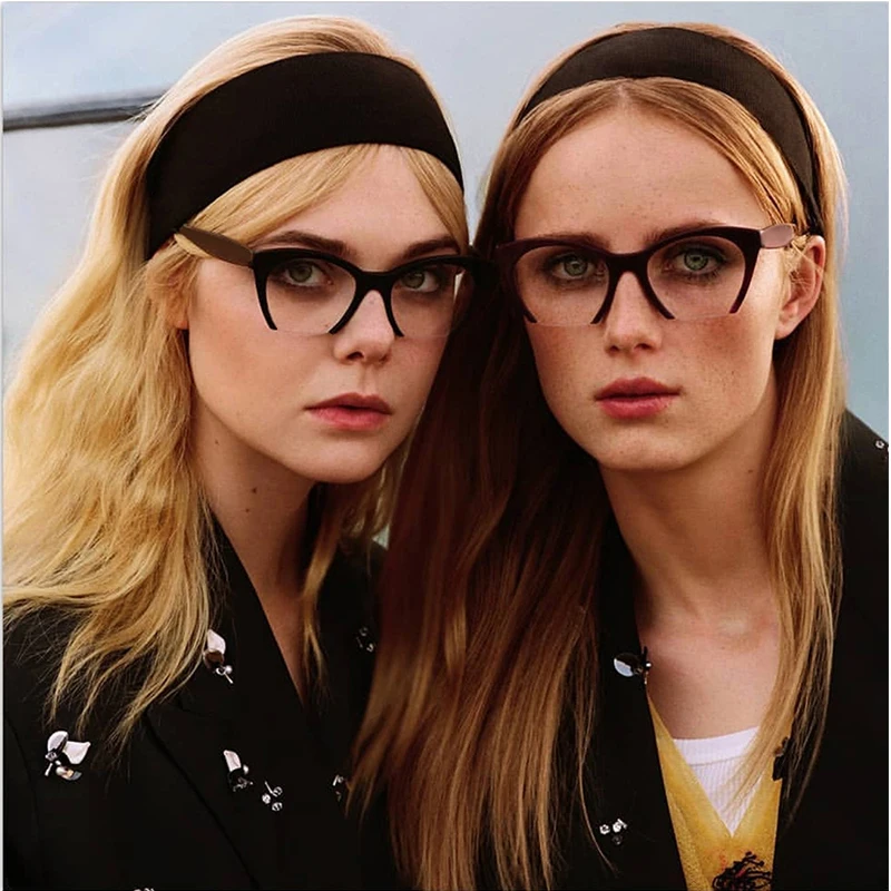 ROYAL GIRL New Fashion Cat Eye Eyewear Frame Optical Women Vintage Half Frame Eyeglasses Female Clear Lens Glasses os027
ROYAL GIRL New Fashion Cat Eye Eyewear Frame Optical Women Vintage Half Frame Eyeglasses Female Clear Lens Glasses os027