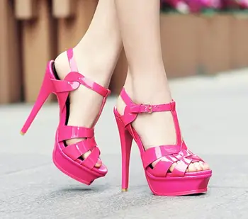 Hot Selling Candy Color Platform High Heel Sandal for Woman 2019 Summer Sexy Peep Toe Cutouts Dress Shoe T-strap Gladiator Shoe
Hot Selling Candy Color Platform High Heel Sandal for Woman 2019 Summer Sexy Peep Toe Cutouts Dress Shoe T-strap Gladiator Shoe