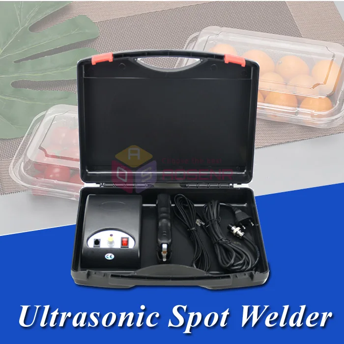 Ultrasonic Welding Machine PVC Plastic Meal Box Spot Welder Mini Clamp Type Welder Cake Box Sealer
Ultrasonic Welding Machine PVC Plastic Meal Box Spot Welder Mini Clamp Type Welder Cake Box Sealer