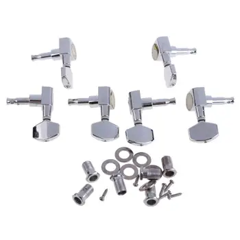 3 Left 3 Right Chrome Inline Guitar String Tuning Pegs Tuner Machine Head Professional Durable Head For Acoustic Electric Guitar
3 Left 3 Right Chrome Inline Guitar String Tuning Pegs Tuner Machine Head Professional Durable Head For Acoustic Electric Guitar