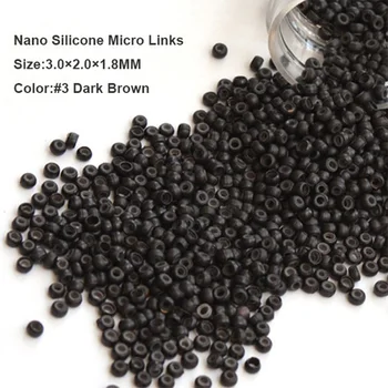 Copper Silicone Nano Ring 3.0*2.0*1.8MM 1000Pcs/Bottle #11 Light Brown Nano Link Micro Tube Hair Crimp Beads
Copper Silicone Nano Ring 3.0*2.0*1.8MM 1000Pcs/Bottle #11 Light Brown Nano Link Micro Tube Hair Crimp Beads
