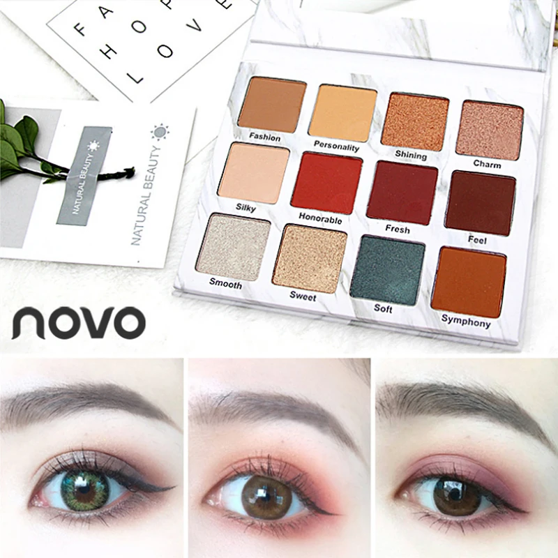 NOVO brand Marble Eye shadow disc 15 color eye shadow Beginner Lasting waterproof sweatproof Non halo dyeing
NOVO brand Marble Eye shadow disc 15 color eye shadow Beginner Lasting waterproof sweatproof Non halo dyeing