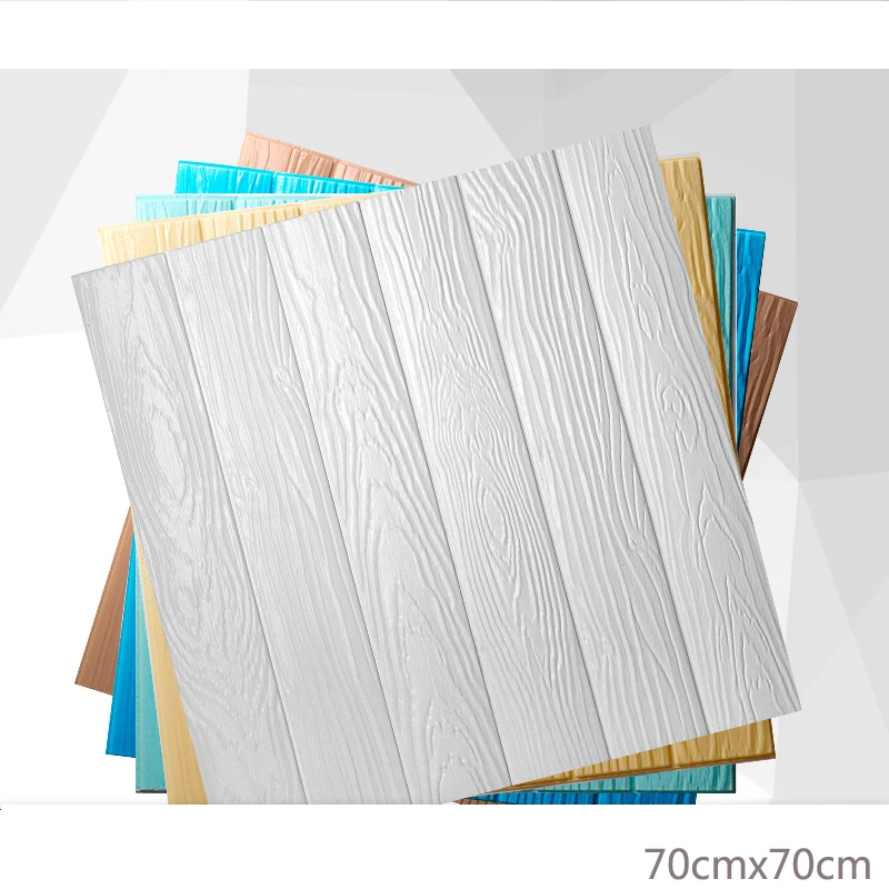 Self Adhesive 3D wooden wall Stickers Living Room Decor Foam Waterproof Wall Covering Wallpaper For TV Background
Self Adhesive 3D wooden wall Stickers Living Room Decor Foam Waterproof Wall Covering Wallpaper For TV Background