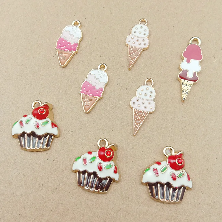 10pcs 21x9mm Fashion handmade jewelry accessories enamel ice cream cone charms Pendant Earrings hanging handmade DIY material
10pcs 21x9mm Fashion handmade jewelry accessories enamel ice cream cone charms Pendant Earrings hanging handmade DIY material