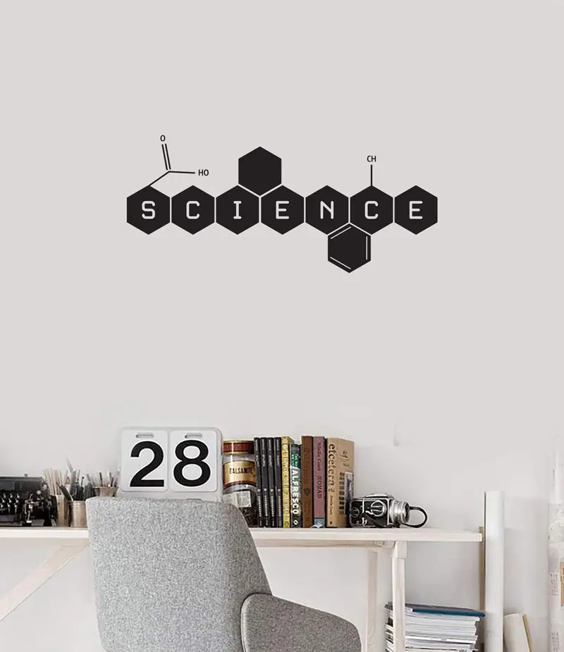 Vinyl wall decal science word lab school classroom interior decoration sticker, home living room decoration mural KX19
Vinyl wall decal science word lab school classroom interior decoration sticker, home living room decoration mural KX19
