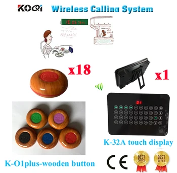 Wireless Ordering System Table Buzzer Calling CE Passed(1 display+18 call button)
Wireless Ordering System Table Buzzer Calling CE Passed(1 display+18 call button)