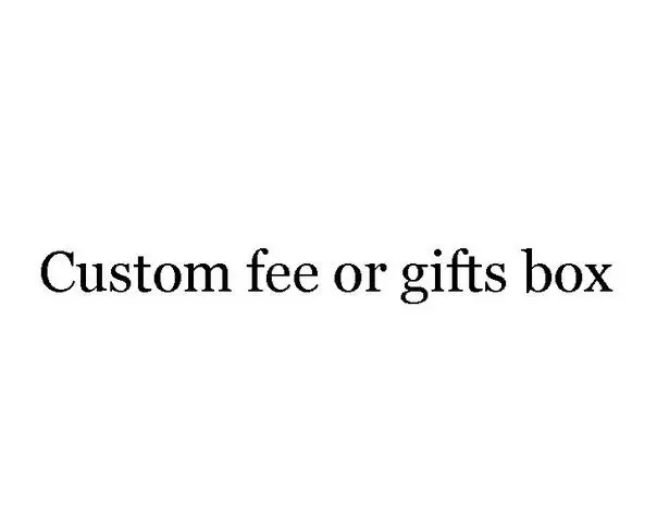 Custom fee or gifts box