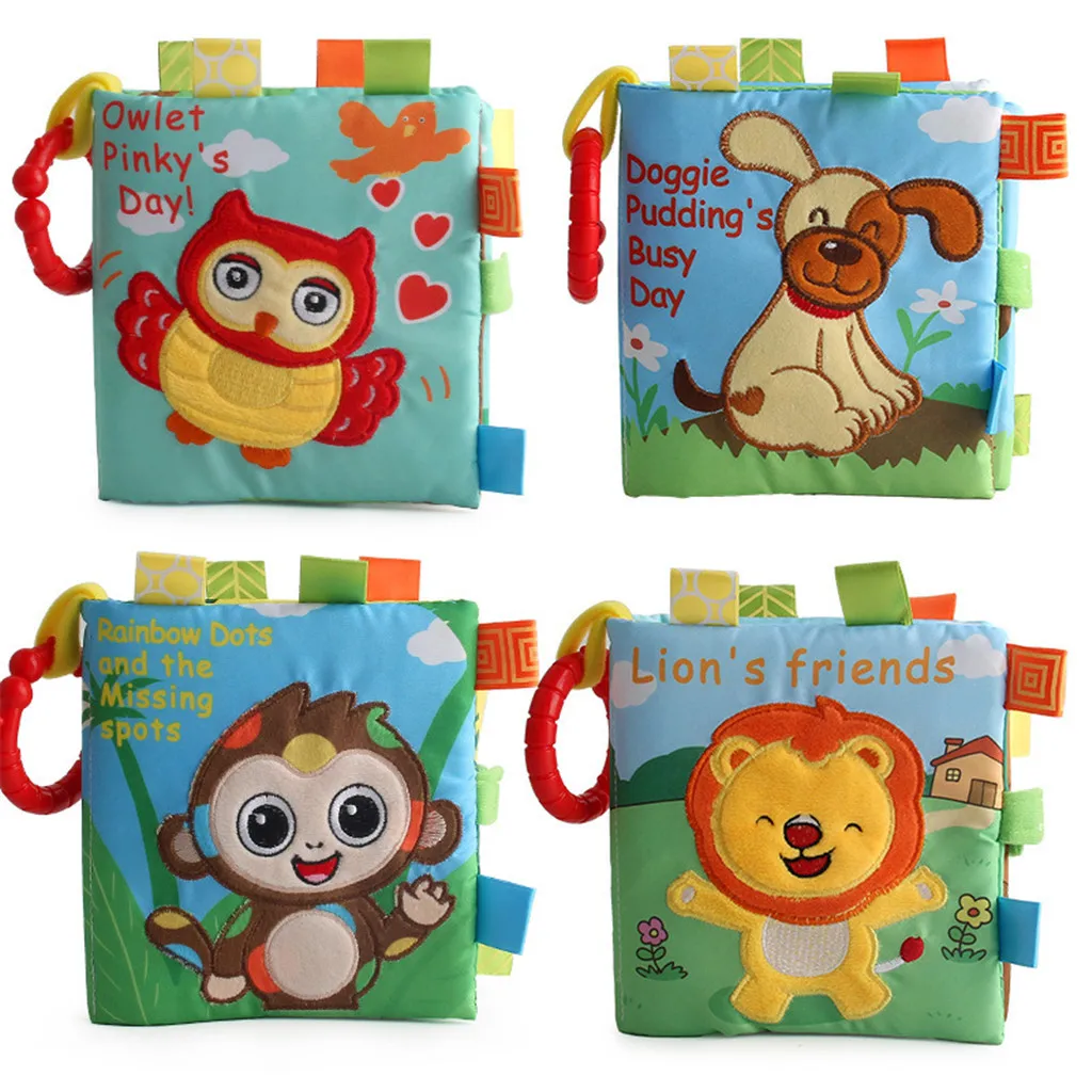 Baby Kids Cartoon Durable 3D Animal BB Sound Cloth Not torn Book Toy Intelligence Educational Toys Children Early Development
Baby Kids Cartoon Durable 3D Animal BB Sound Cloth Not torn Book Toy Intelligence Educational Toys Children Early Development