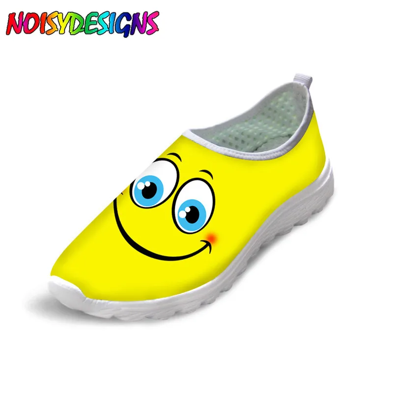Noisydesigns Cute Smiley Face Printed Women Summer Autumn Lightweight Mesh Shoes Leisure Ladies Emoji girls Female Comfort Shoes
Noisydesigns Cute Smiley Face Printed Women Summer Autumn Lightweight Mesh Shoes Leisure Ladies Emoji girls Female Comfort Shoes