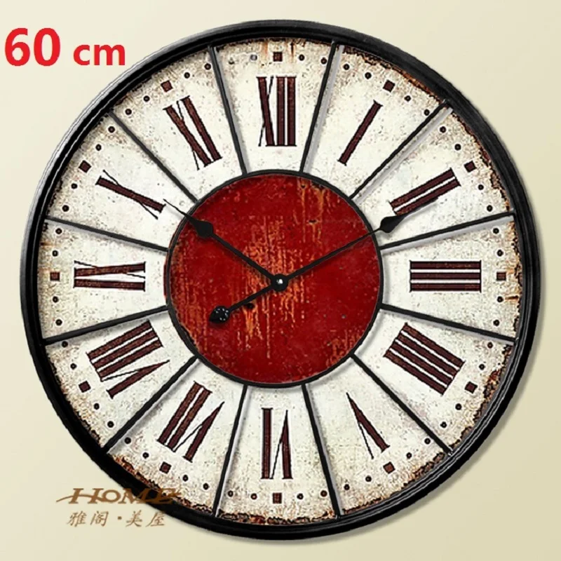 Фото 60 см большие настенные часы Saat обои Saati цифровой Horloge Murale Relogio де parede римскими