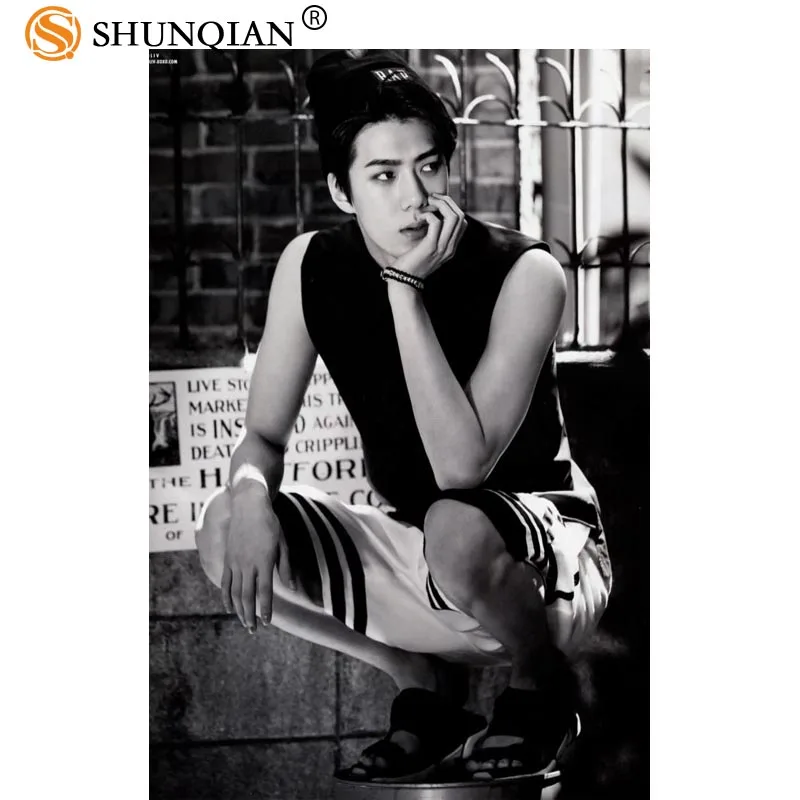 New Arrival KPOP EXO Oh SeHun Custom Printing Satin Cloth Poster Fashion Home Art Deco Silk Poster 20x30cm, 27x40cm
New Arrival KPOP EXO Oh SeHun Custom Printing Satin Cloth Poster Fashion Home Art Deco Silk Poster 20x30cm, 27x40cm