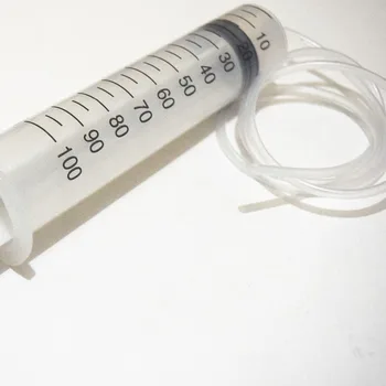 1Pc Large Measuring Syringe 100ml Plastic Syringe With 80cm Clear Tube For Measuring Nutrient Motoring Applications
1Pc Large Measuring Syringe 100ml Plastic Syringe With 80cm Clear Tube For Measuring Nutrient Motoring Applications