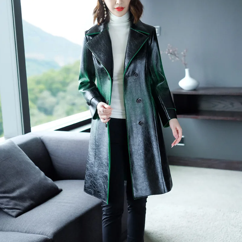 High Quality PU Leather Coat New 2020 Autumn Winter Women Leather & Suede Outerwear Coat Plus Size XXXXL Coat Overcoats Female
High Quality PU Leather Coat New 2020 Autumn Winter Women Leather & Suede Outerwear Coat Plus Size XXXXL Coat Overcoats Female