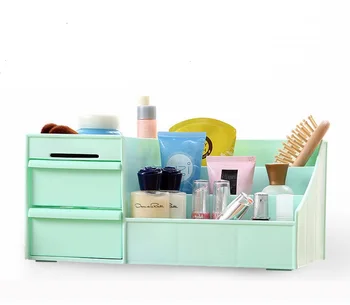 1PC Multi-grid plastic box desktop storage box cosmetic case remote control holder objects Container makeup organizer OK 0219 
1PC Multi-grid plastic box desktop storage box cosmetic case remote control holder objects Container makeup organizer OK 0219