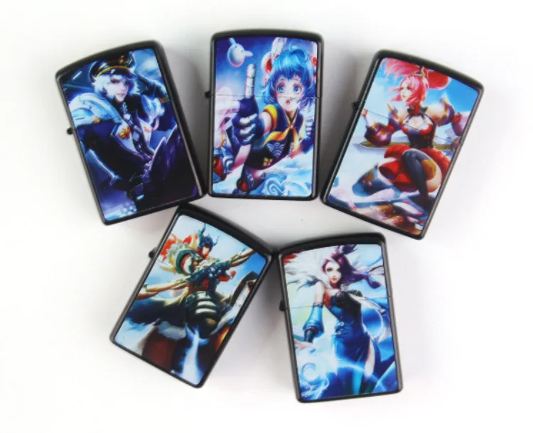 Oil Petrol Refillable Cigarette Lighter Single-sided Color Printing King of Glory Game Kerosene Lighter Gadgets for Men No Fuel
Oil Petrol Refillable Cigarette Lighter Single-sided Color Printing King of Glory Game Kerosene Lighter Gadgets for Men No Fuel