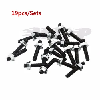 19pcs M6 Oil Pan Bolt Screw Stud For Honda CIVIC Kit D15 / B16 / TYPE R / VTEC D H K SERIES
19pcs M6 Oil Pan Bolt Screw Stud For Honda CIVIC Kit D15 / B16 / TYPE R / VTEC D H K SERIES