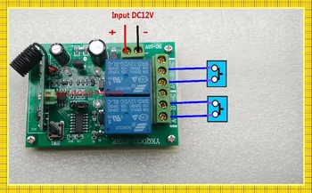 12V 2 CH RF Wireless Remote Control Switch system (transmitter and receiver)Radio Controller 315/433MZH Momentary/Toggle/Latched
12V 2 CH RF Wireless Remote Control Switch system (transmitter and receiver)Radio Controller 315/433MZH Momentary/Toggle/Latched
