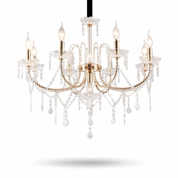 Nordic Candle Style E17 Crystal LED Kitchen Dining Bar Pendant Lights Pendent Lamps Fixture for Living Room Gold Color Luminaire
Nordic Candle Style E17 Crystal LED Kitchen Dining Bar Pendant Lights Pendent Lamps Fixture for Living Room Gold Color Luminaire