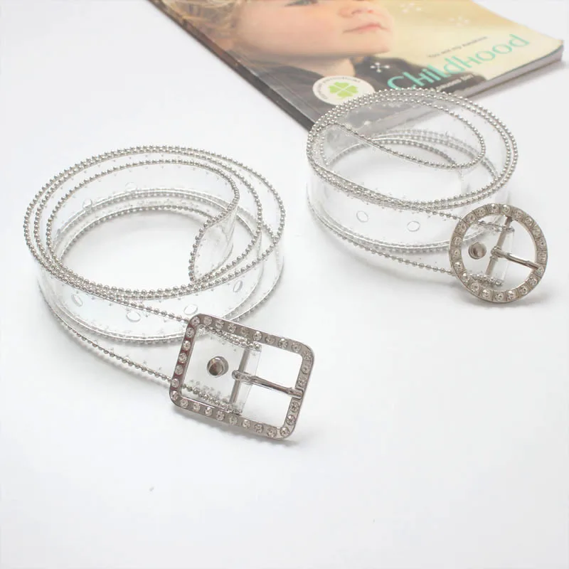 2019 New Summer Women Waist Belt Resin Transparent Long Belt Dress Band Belt Elliptical Square Buckle PVC Beading Belts Women
2019 New Summer Women Waist Belt Resin Transparent Long Belt Dress Band Belt Elliptical Square Buckle PVC Beading Belts Women