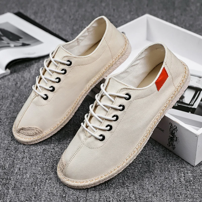 New Arrival Canvas Footwear For Men Lace-Up Casual Shoes Boy Low Top Flats Shoes For Mens Anti-Slip Rubber Man Casual Sneakers
New Arrival Canvas Footwear For Men Lace-Up Casual Shoes Boy Low Top Flats Shoes For Mens Anti-Slip Rubber Man Casual Sneakers