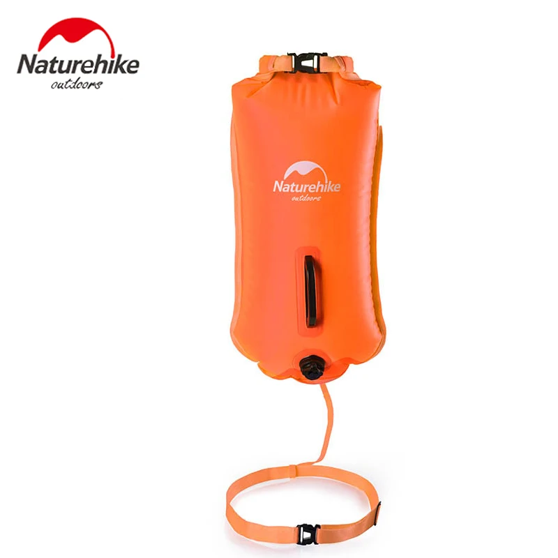 

Naturehike 28L Inflatable Waterproof Swimming Bag Swimming Flotation Bag Dry Waterproof Bag For Swimming Drifting NH17S001-G