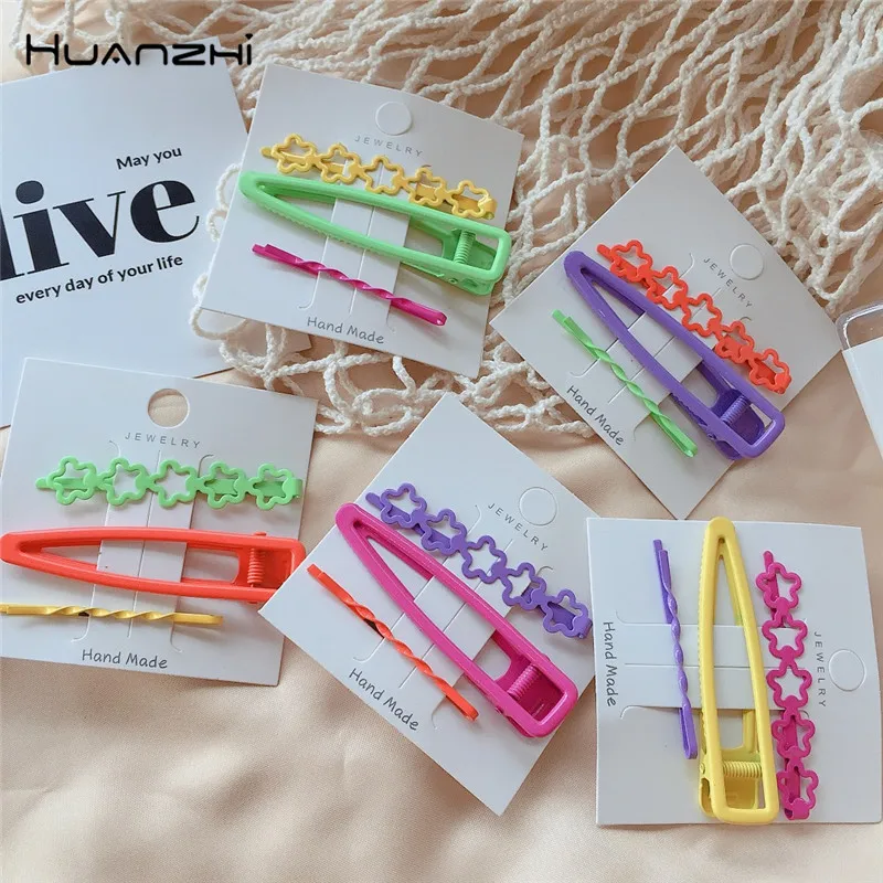 HZ 2019 Chic Colorful Star Shape Alloy Cute Hair Clip Ins Style Hair Grip Barrettes Hairpin Hair Accessories for Women Girls
HZ 2019 Chic Colorful Star Shape Alloy Cute Hair Clip Ins Style Hair Grip Barrettes Hairpin Hair Accessories for Women Girls
