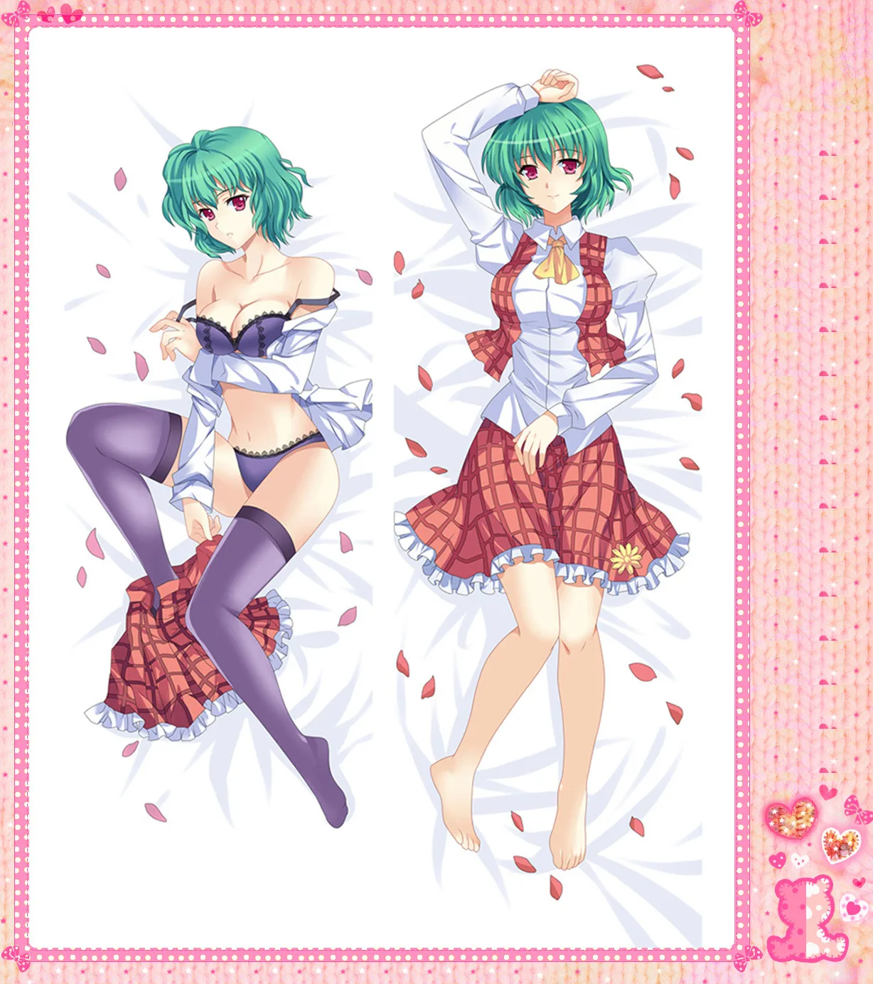 Anime Cartoon Touhouproject Double Bolster Hugging Pillow Case Cover Pillowcase Peach Skin 2 Way / WT No.68080
Anime Cartoon Touhouproject Double Bolster Hugging Pillow Case Cover Pillowcase Peach Skin 2 Way / WT No.68080