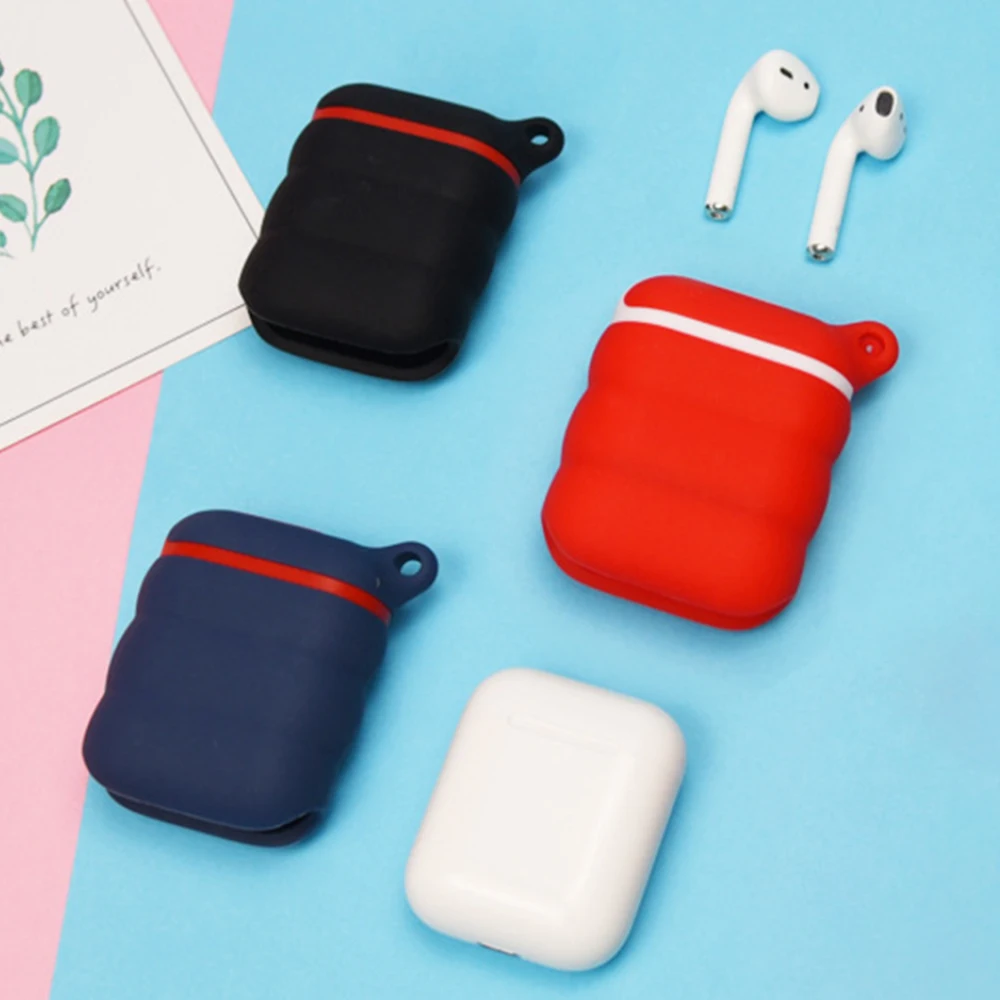 Premium Silicone Cover Earphone Case For Apple Airpods Protective Case Shockproof Bluetooth Pouch Cases For AirPods Charging Box
Premium Silicone Cover Earphone Case For Apple Airpods Protective Case Shockproof Bluetooth Pouch Cases For AirPods Charging Box