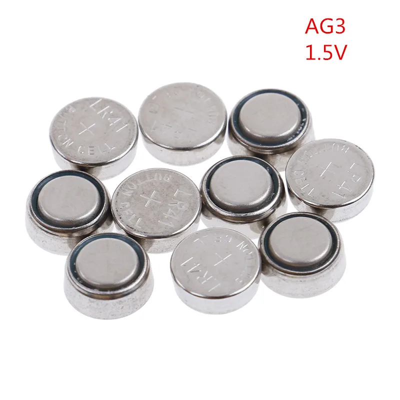 10pcs AG3 L736 G3 G3A V3GA V36A LR41 GP192 1.5V Button Coin Cell Alkaline Battery High Quality
10pcs AG3 L736 G3 G3A V3GA V36A LR41 GP192 1.5V Button Coin Cell Alkaline Battery High Quality