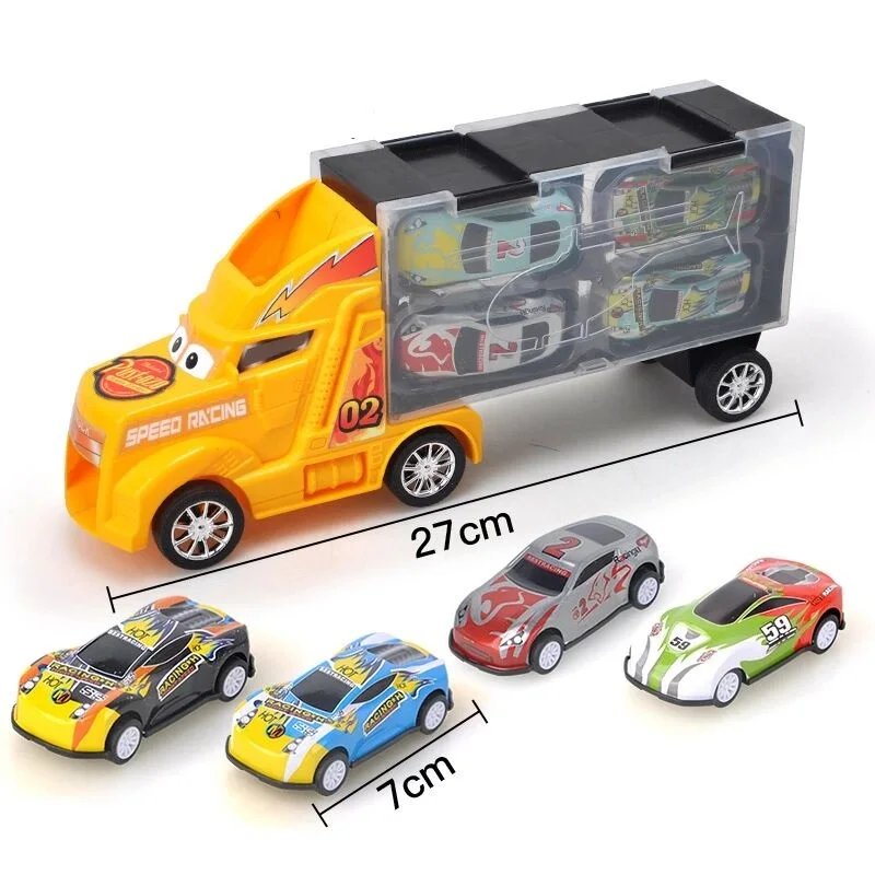 Diecasts & Toy Vehicles Toy Car container truck storage box 4 sliding small alloy car model Children's toys Birthday gift
Diecasts & Toy Vehicles Toy Car container truck storage box 4 sliding small alloy car model Children's toys Birthday gift
