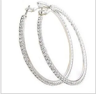 LEMOER 20/30/40/50/60/70/80/90/100mm Basketball Wives Big Hoop Earring Crystal Rhinestone Hoop Earrings for Women brincos ouro
LEMOER 20/30/40/50/60/70/80/90/100mm Basketball Wives Big Hoop Earring Crystal Rhinestone Hoop Earrings for Women brincos ouro