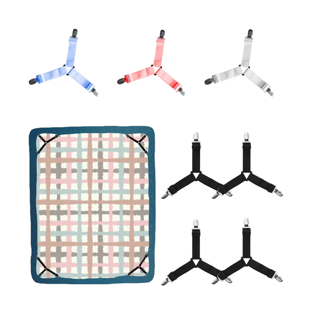 4pcs Elastic Bed Sheet Grippers Clip Mattress Cover Blankets Holder Fasteners Slip-Resistant Belt Clips Home Textiles Gadgets
4pcs Elastic Bed Sheet Grippers Clip Mattress Cover Blankets Holder Fasteners Slip-Resistant Belt Clips Home Textiles Gadgets