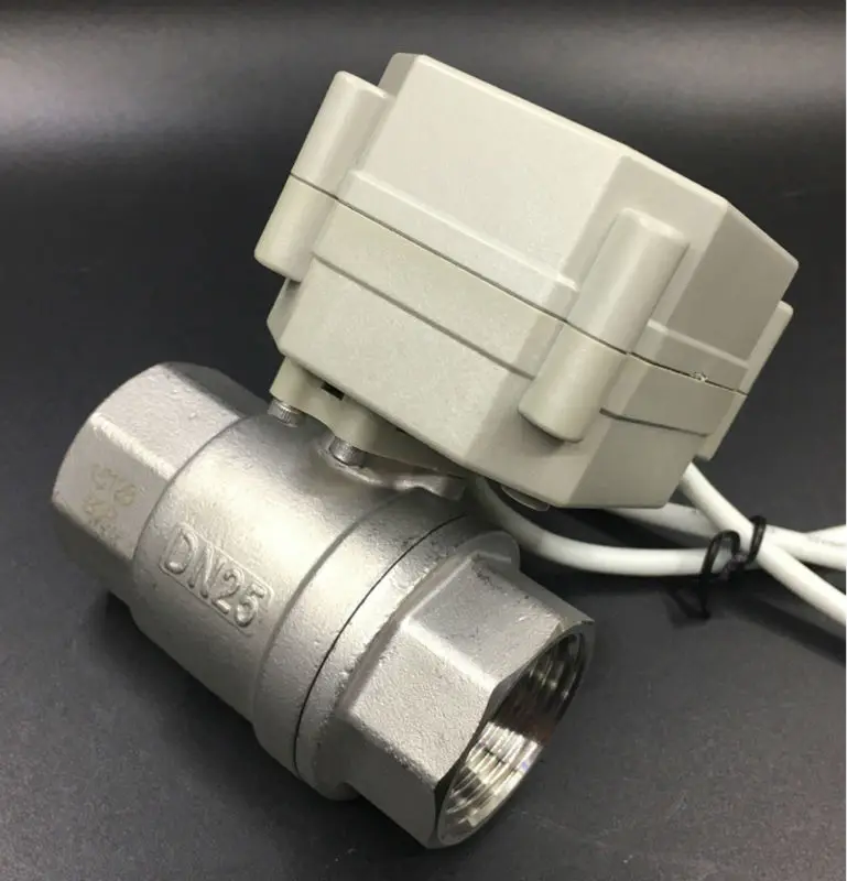 BSP/NPT 1'' Electric Normally Open/Close Valve TF25-S2-C 2-Way DN25 Full Port 1'' AC110V-230V 2/5 Wires Metal Gear
BSP/NPT 1'' Electric Normally Open/Close Valve TF25-S2-C 2-Way DN25 Full Port 1'' AC110V-230V 2/5 Wires Metal Gear