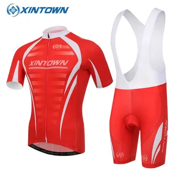 XINTOWN Red Cycling Jerseys set Short Sleeve Cycling Clothing Bike Clothing Breathable Quick Dry Men Bicycle Wear Hot Sale
XINTOWN Red Cycling Jerseys set Short Sleeve Cycling Clothing Bike Clothing Breathable Quick Dry Men Bicycle Wear Hot Sale