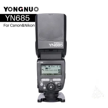 YONGNUO YN685 Wireless 2.4G HSS TTL Flash Speedlite for Canon Nikon YN685C YN685N Support YN560-TX RF603 II YN622C YN622N-TX
YONGNUO YN685 Wireless 2.4G HSS TTL Flash Speedlite for Canon Nikon YN685C YN685N Support YN560-TX RF603 II YN622C YN622N-TX