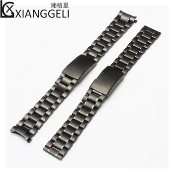 All steel strap black strip is not easy to decolorize 18/20/22mm watch accessories solid steel stainless steel strap steel band
All steel strap black strip is not easy to decolorize 18/20/22mm watch accessories solid steel stainless steel strap steel band